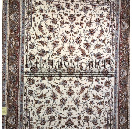 Persian carpet Kashan P553-C Cream - высокое качество по лучшей цене в Украине.
