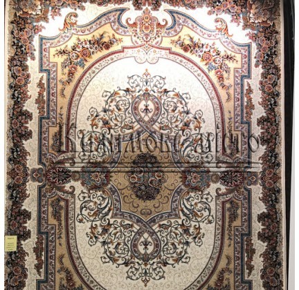 Persian carpet Kashan P657-C Cream - высокое качество по лучшей цене в Украине.