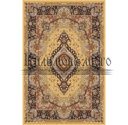 Iranian carpet Marshad Carpet 3054 Yellow Black - высокое качество по лучшей цене в Украине.