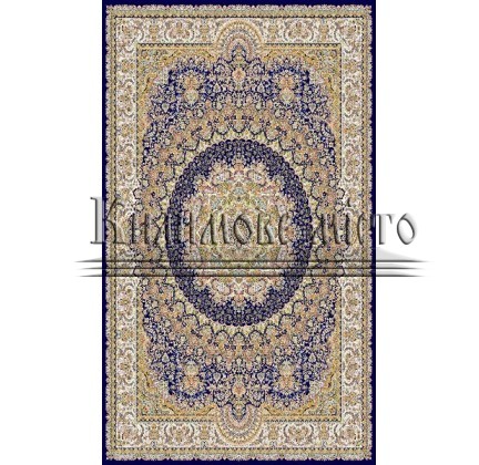 Iranian carpet Marshad Carpet 3057 Dark Blue - высокое качество по лучшей цене в Украине.