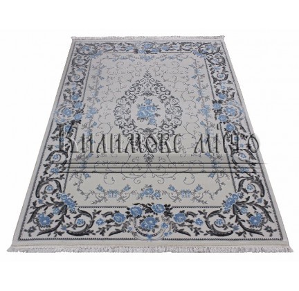 High-density carpet Mirada 0061A Beige-Blue - высокое качество по лучшей цене в Украине.