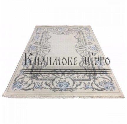 High-density carpet Mirada 0120A Beige-Blue - высокое качество по лучшей цене в Украине.