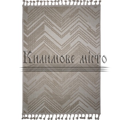 Безворсовий килим CALIDO 08328B  L.BEIGE/D.BEIGE - высокое качество по лучшей цене в Украине.