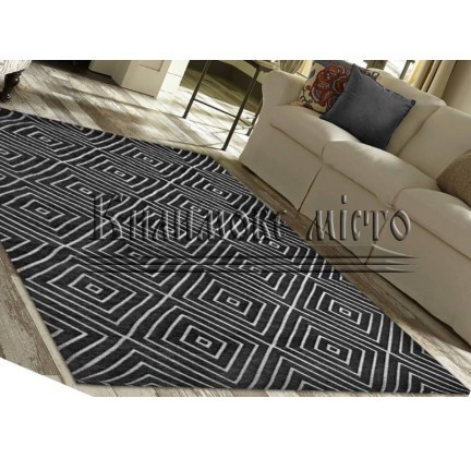 Синтетичний килим Vista 129512-01 grey - высокое качество по лучшей цене в Украине.