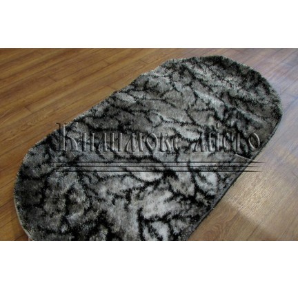 Високоворсний килим 3D Polyester B111 GREY-BLACK - высокое качество по лучшей цене в Украине.