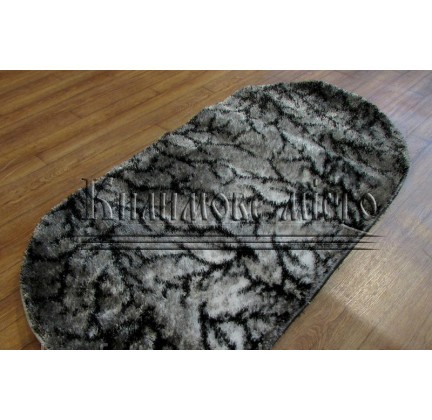 Shaggy carpet 3D Polyester B111 GREY-BLACK - высокое качество по лучшей цене в Украине.