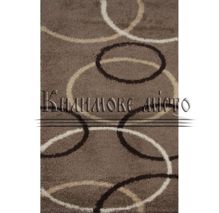 Високоворсна килимова доріжка First Shaggy 4006 , BEIGE - высокое качество по лучшей цене в Украине.