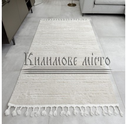 Synthetic carpet Bilbao AC53B white/white - высокое качество по лучшей цене в Украине.