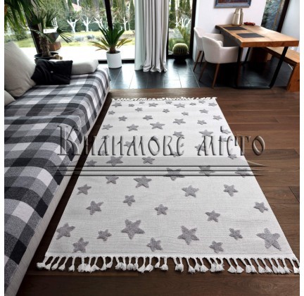 Дитячий килим BILBAO KIDS FF72A  white/grey - высокое качество по лучшей цене в Украине.