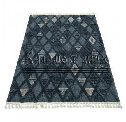 Synthetic carpet Bilbao Y499B BLUE/BLUE - высокое качество по лучшей цене в Украине.