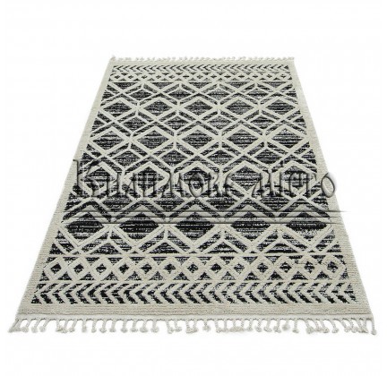 Synthetic carpet Bilbao Y584A ANTRASIT/WHITE - высокое качество по лучшей цене в Украине.