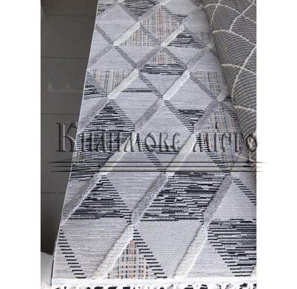 Синтетический ковер  BILBAO Z703A white/grey - высокое качество по лучшей цене в Украине.