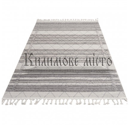 Synthetic carpet Bilbao EH79C white/grey - высокое качество по лучшей цене в Украине.
