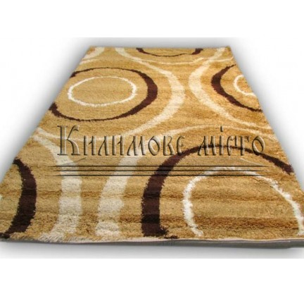 Високоворсний килим Gold Shaggy 0428 beige-hardal - высокое качество по лучшей цене в Украине.