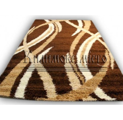 Shaggy carpet Gold Shaggy 8952 brown - высокое качество по лучшей цене в Украине.
