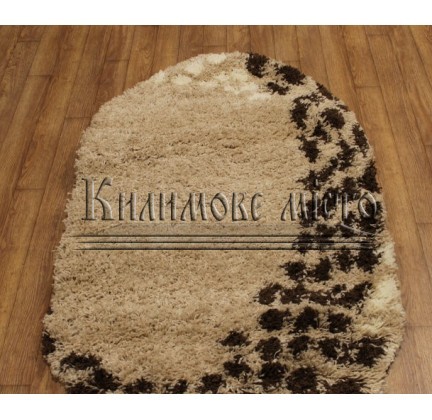 Високоворсний килим Gold Shaggy B127 BEIGE-BROWN - высокое качество по лучшей цене в Украине.