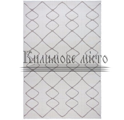 Shaggy carpet Linea 05518A White - высокое качество по лучшей цене в Украине.