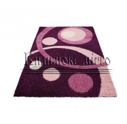 Високоворсний килим Loca 9197A D.PURPLE - высокое качество по лучшей цене в Украине.