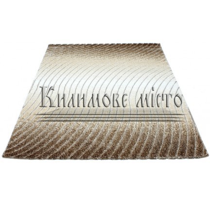Високоворсний килим Luna 2460a p.brown-p.white - высокое качество по лучшей цене в Украине.
