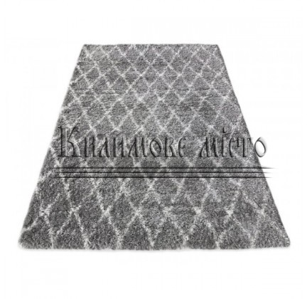 Shaggy carpet Quattro 3507A L.Grey/Bone - высокое качество по лучшей цене в Украине.