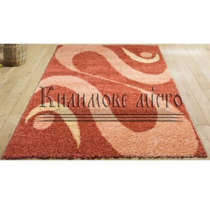 Shaggy carpet Shaggy 0731 terracotta - высокое качество по лучшей цене в Украине.