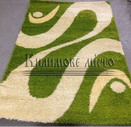 Shaggy carpet Shaggy 0731 green - высокое качество по лучшей цене в Украине.