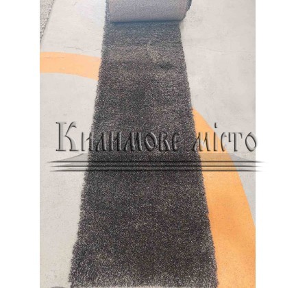 Високоворсна килимова доріжка Shaggy new dark grey - высокое качество по лучшей цене в Украине.