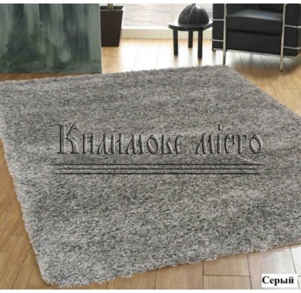 Shaggy carpet Shaggy Lux 1000A grey - высокое качество по лучшей цене в Украине.