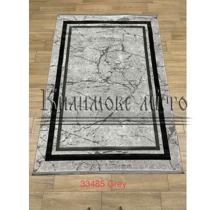 Synthetic carpet Amiral 33485 996 Grey - высокое качество по лучшей цене в Украине.