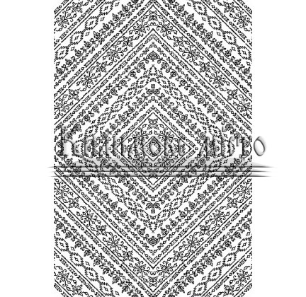 Іранський килим Black&White 1739 - высокое качество по лучшей цене в Украине.