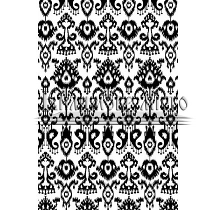 Iranian carpet Black&White 1741 - высокое качество по лучшей цене в Украине.