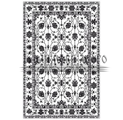 Іранський  килим Black&White 1742 - высокое качество по лучшей цене в Украине.