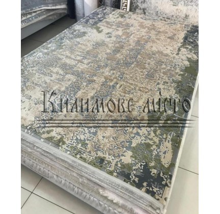 Acryl carpet CINAR CN28A , GREEN CREAM - высокое качество по лучшей цене в Украине.