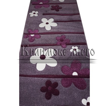 Synthetic runner carpet California 0098 LILAC/LILAC - высокое качество по лучшей цене в Украине.