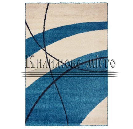 Synthetic carpet Florence 80097 Blue - высокое качество по лучшей цене в Украине.