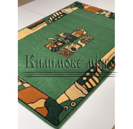 Синтетический ковер FRISE F3040A GREEN - высокое качество по лучшей цене в Украине.