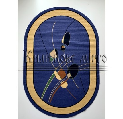 Синтетический ковер FRISE F3042A BLUE - высокое качество по лучшей цене в Украине.