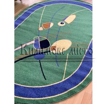 Синтетический ковер FRISE F3042A GREEN - высокое качество по лучшей цене в Украине.