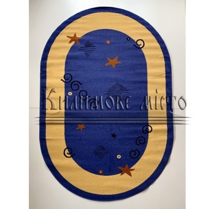 Синтетический ковер FRISE F3106A BLUE - высокое качество по лучшей цене в Украине.