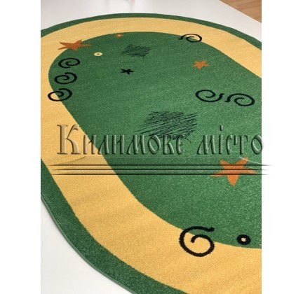 Синтетический ковер FRISE F3106A GREEN - высокое качество по лучшей цене в Украине.