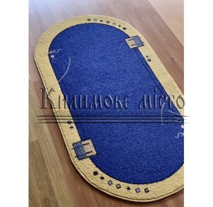 Синтетический ковер FRISE F3127A BLUE - высокое качество по лучшей цене в Украине.