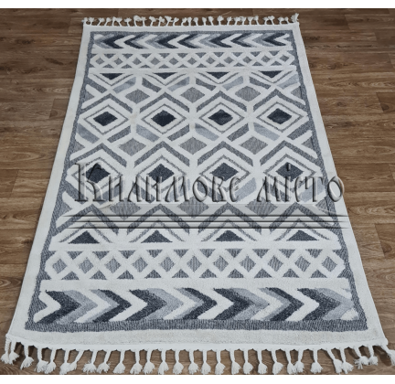 Synthetic carpet GABBANA FR27A GREY - высокое качество по лучшей цене в Украине.