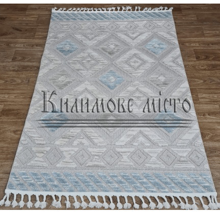 Synthetic carpet GABBANA GK95B L.BLUE - высокое качество по лучшей цене в Украине.