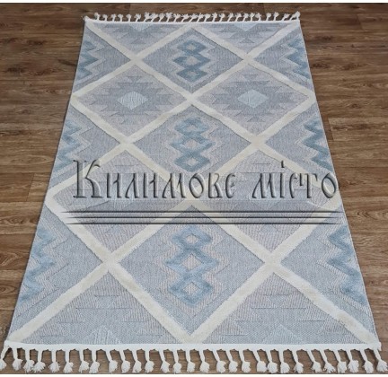 Synthetic carpet GABBANA GL74B L.BLUE - высокое качество по лучшей цене в Украине.