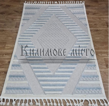 Synthetic carpet GABBANA GR01C L.BLUE - высокое качество по лучшей цене в Украине.