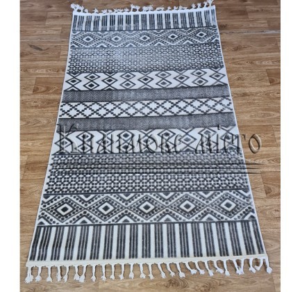 Synthetic carpet GARDEN 05048A KREM / GREY - высокое качество по лучшей цене в Украине.