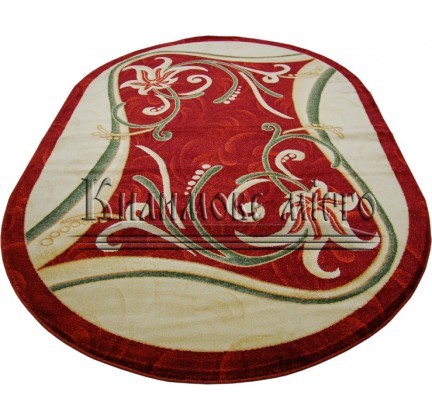 Synthetic carpet Hanze 0190A BURGUNDY - высокое качество по лучшей цене в Украине.