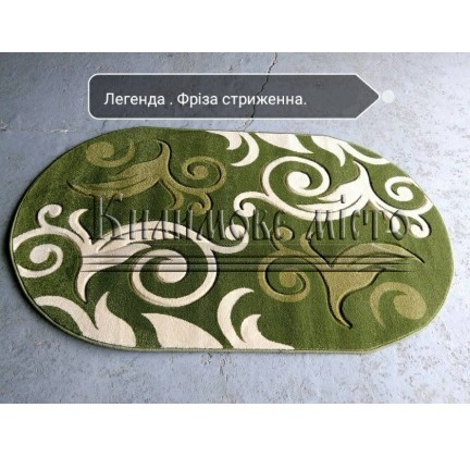 Synthetic carpet Legenda 0391 green - высокое качество по лучшей цене в Украине.
