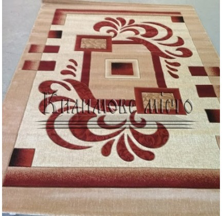 Synthetic carpet Liliya 0596 beige-terra - высокое качество по лучшей цене в Украине.