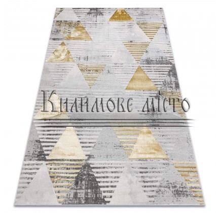 Килим LIRA E1627 grey / gold - высокое качество по лучшей цене в Украине.